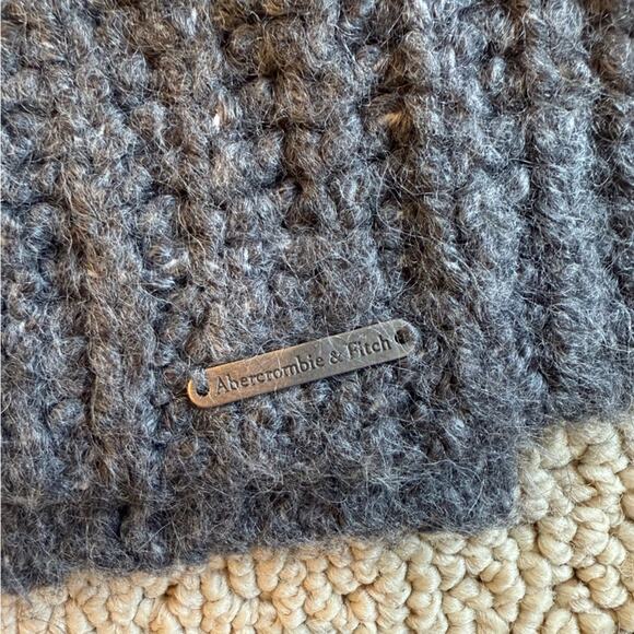 Abercrombie & Fitch Women's Gray Turtleneck Sweater Size Small Knit Cozy Comfy - Picture 8 of 10
